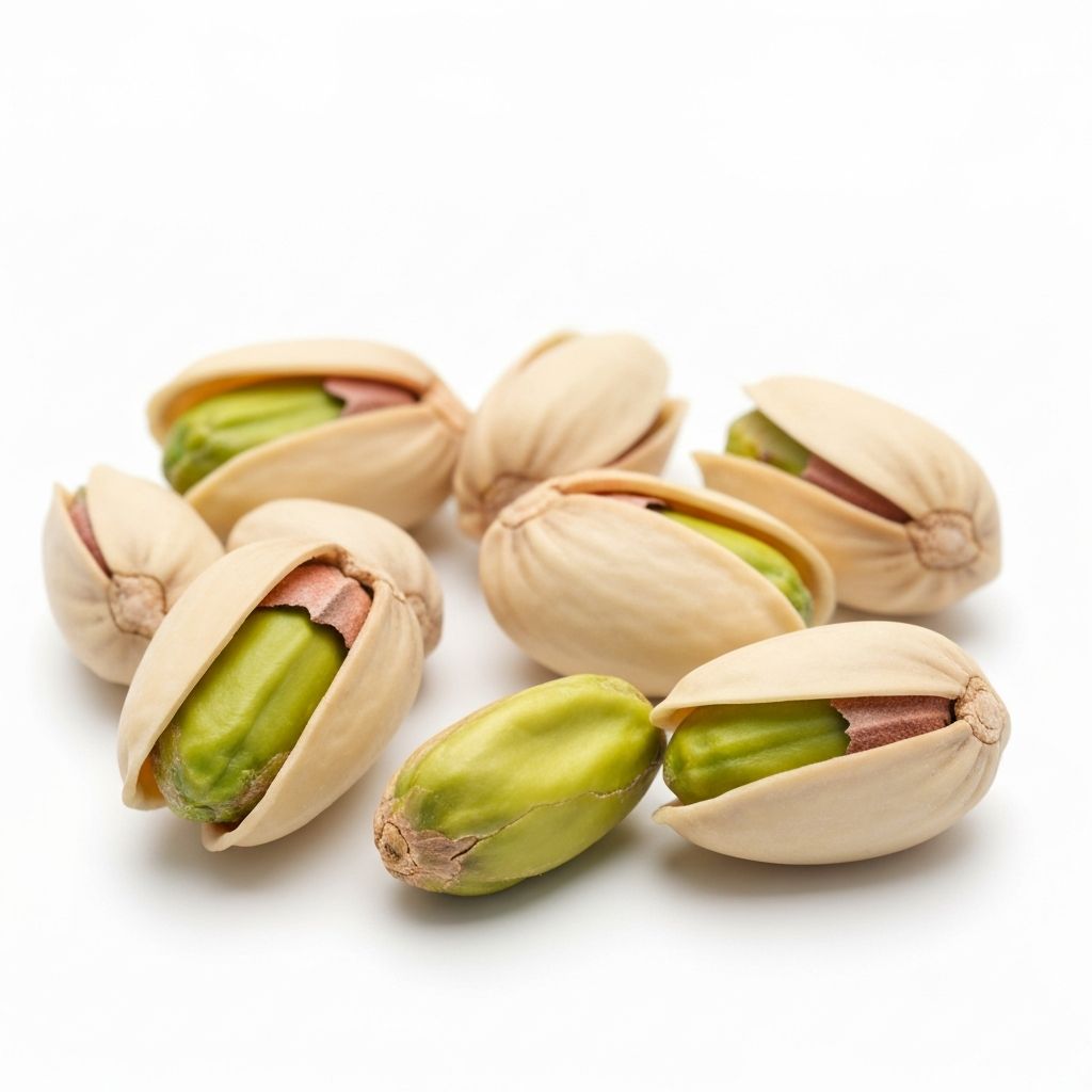 Fresh pistachio nuts